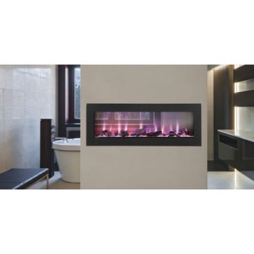 Napoleon CLEARion™ Elite 50 See Thru Linear Fireplace Black Surround