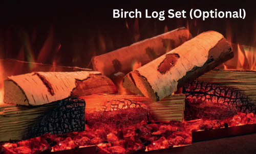 Onyx Built-in 3 Sided Fireplace - Image 4