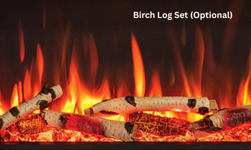 Studio Built-in single sided Electric Fireplace - Image 5