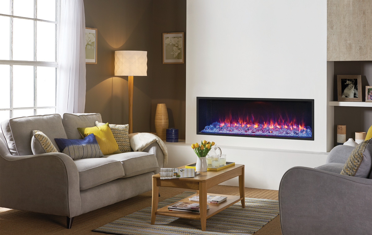 Skope 53″ Built-in 3 Sided Fireplace