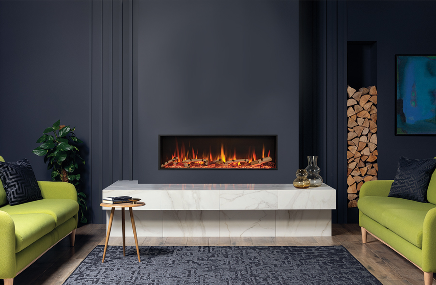 Studio 53″ Built-in single sided Electric Fireplace